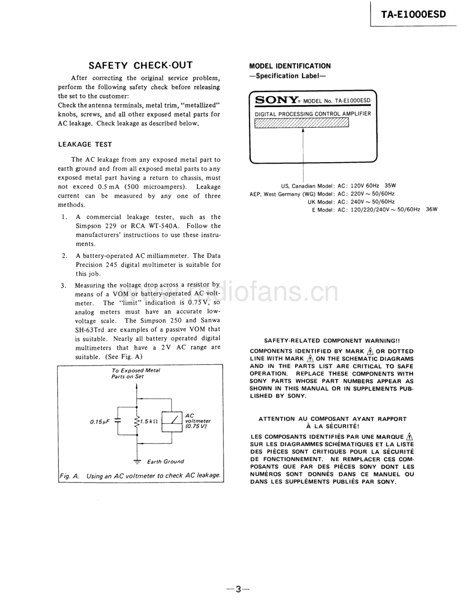 Sony-TAE1000ESD-pre-sm 维修电路原理图.pdf_第3页