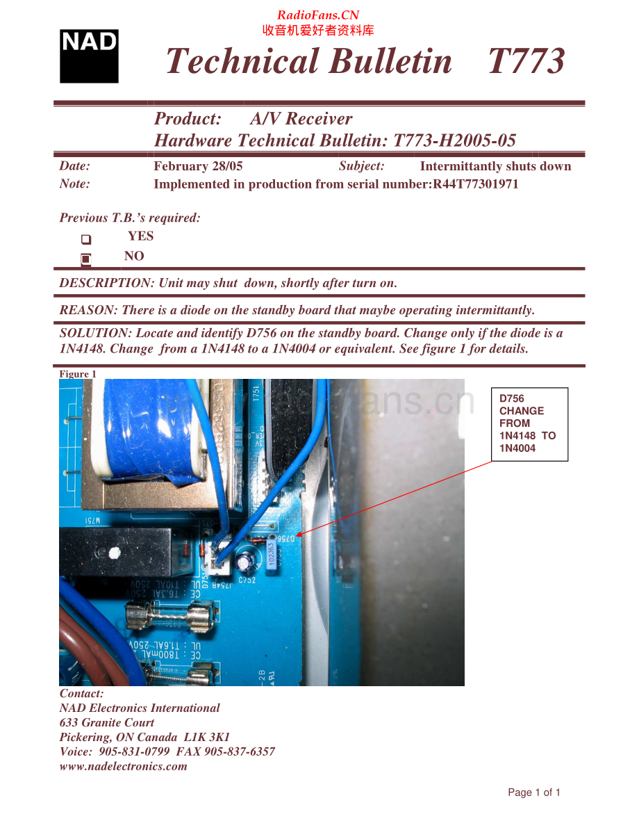 NAD-T773-avr-tb5 维修电路原理图.pdf_第1页