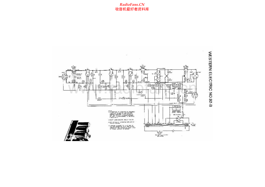 WesternElectric-92B-pwr-sch 维修电路原理图.pdf_第1页