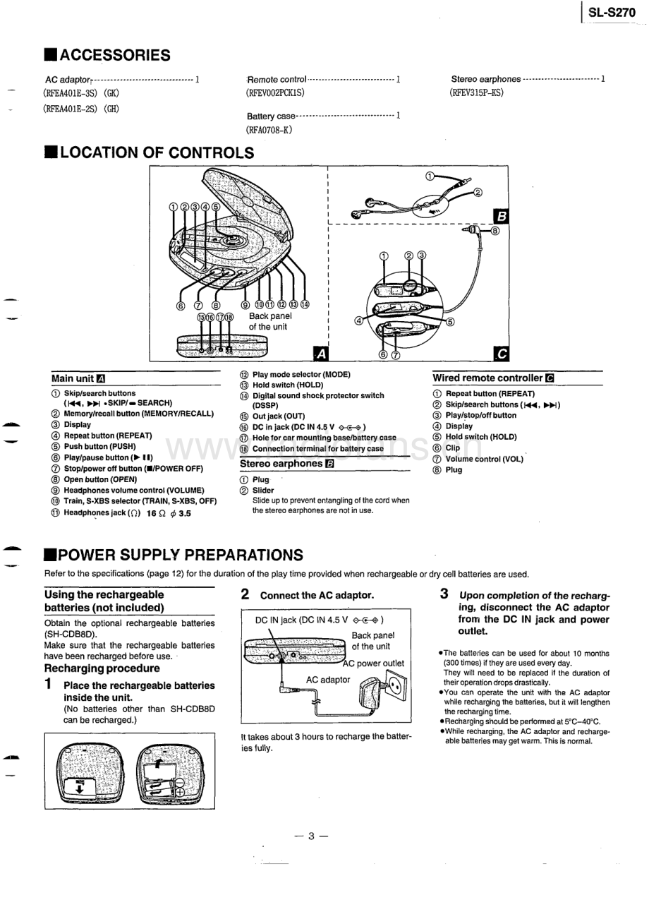 Technics-SLS270-dm-sm(1) 维修电路原理图.pdf_第3页