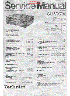 Technics-SUVX700-int-sm 维修电路原理图.pdf