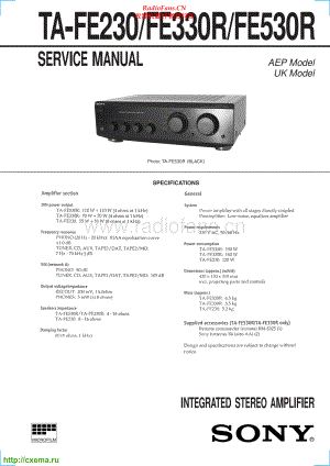 Sony-TAFE230-int-sm 维修电路原理图.pdf