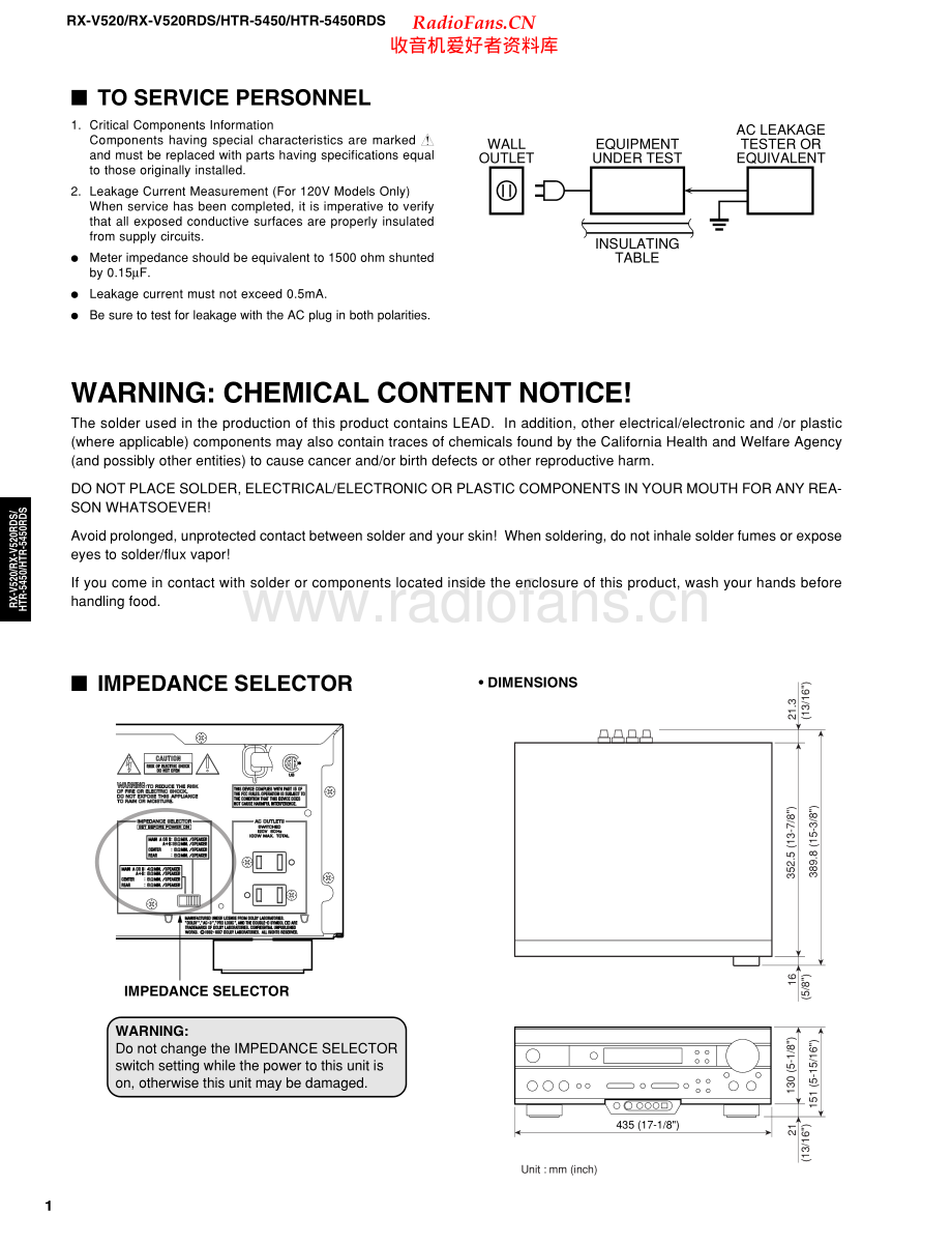 Yamaha-RXV520-avr-sm(1) 维修电路原理图.pdf_第2页