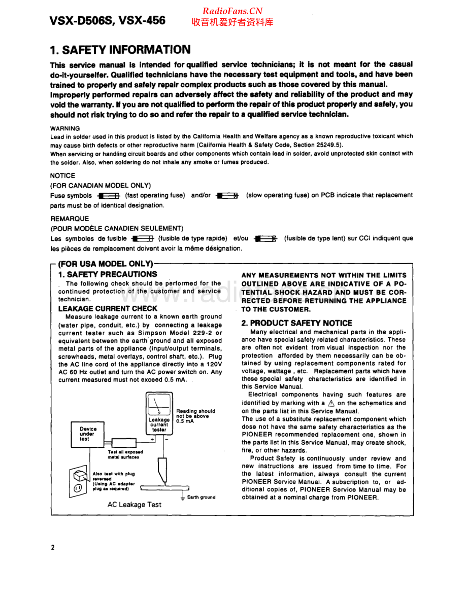 Pioneer-VSXD506S-avr-sm 维修电路原理图.pdf_第2页