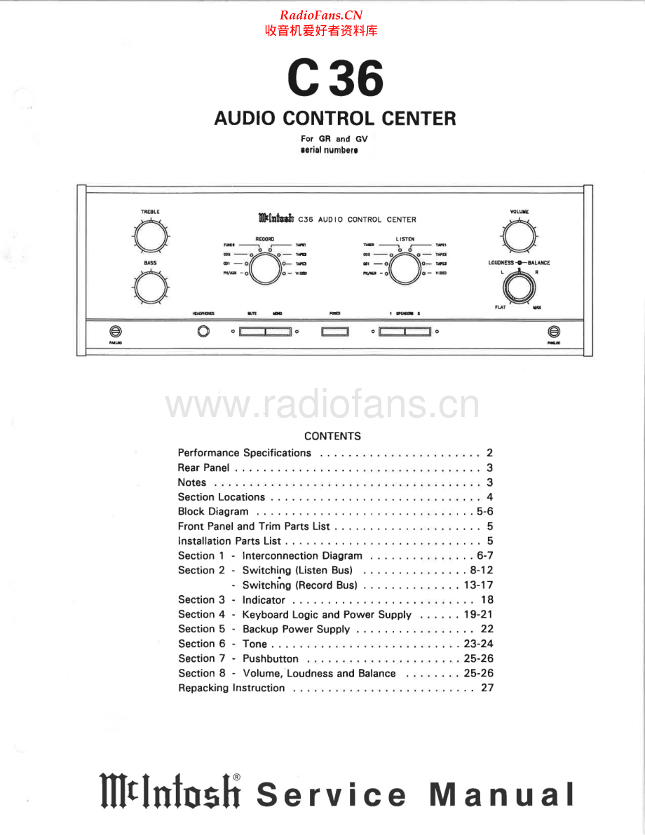 McIntosh-C36-pre-sm 维修电路原理图.pdf_第1页