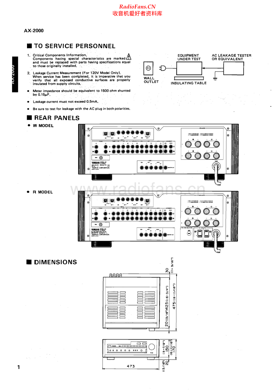 Yamaha-AXV2000-avr-sm(1) 维修电路原理图.pdf_第2页