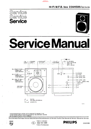 Philips-22AH586-spk-sm 维修电路原理图.pdf