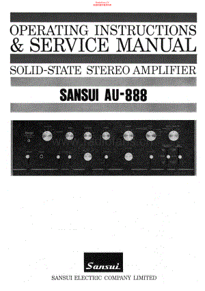 Sansui-AU888-int-sm 维修电路原理图.pdf