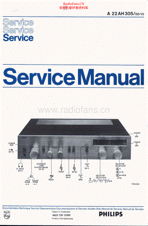 Philips-A22AH305-int-sm 维修电路原理图.pdf