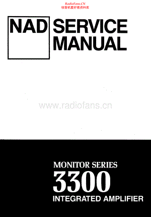 NAD-3300-int-sm 维修电路原理图.pdf
