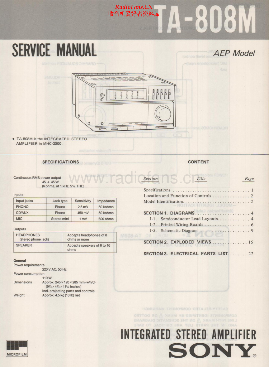 Sony-TA808M-int-sm 维修电路原理图.pdf_第1页