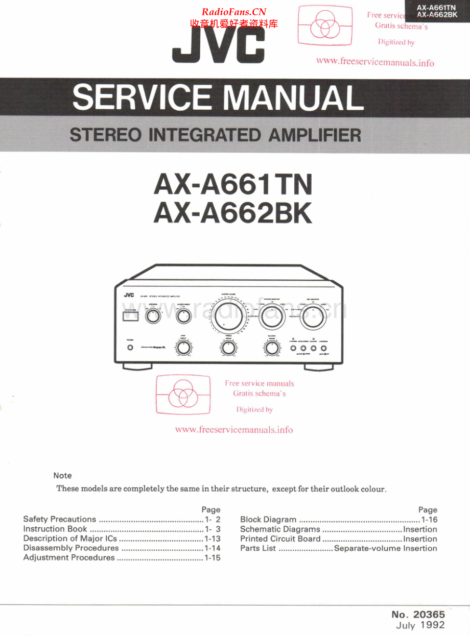 JVC-AXA662BK-int-sm 维修电路原理图.pdf_第1页