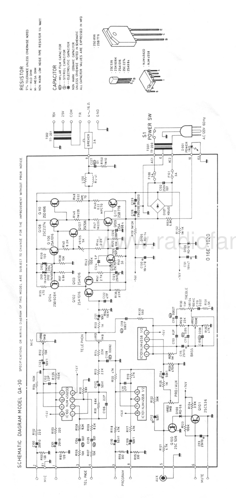 Rotel-QA30-pa-sch 维修电路原理图.pdf_第3页