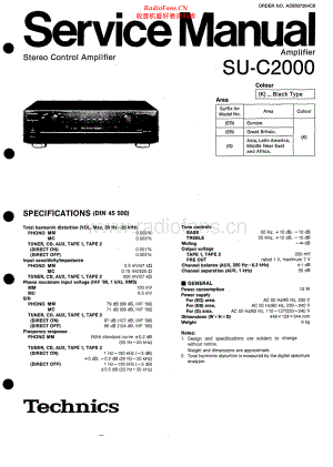 Technics-SUC2000-pre-sm(1) 维修电路原理图.pdf