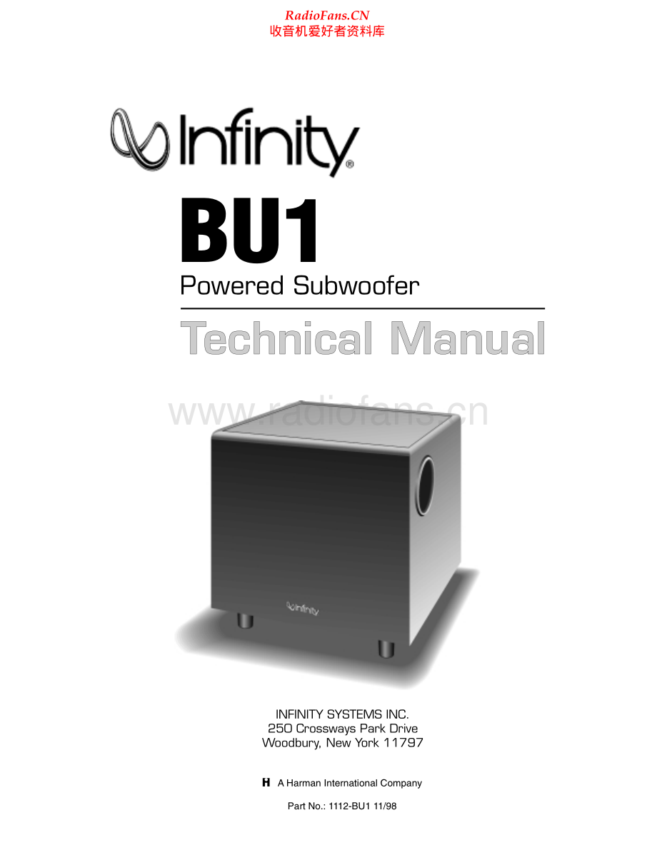 Infinity-BU1-sub-sm 维修电路原理图.pdf_第1页