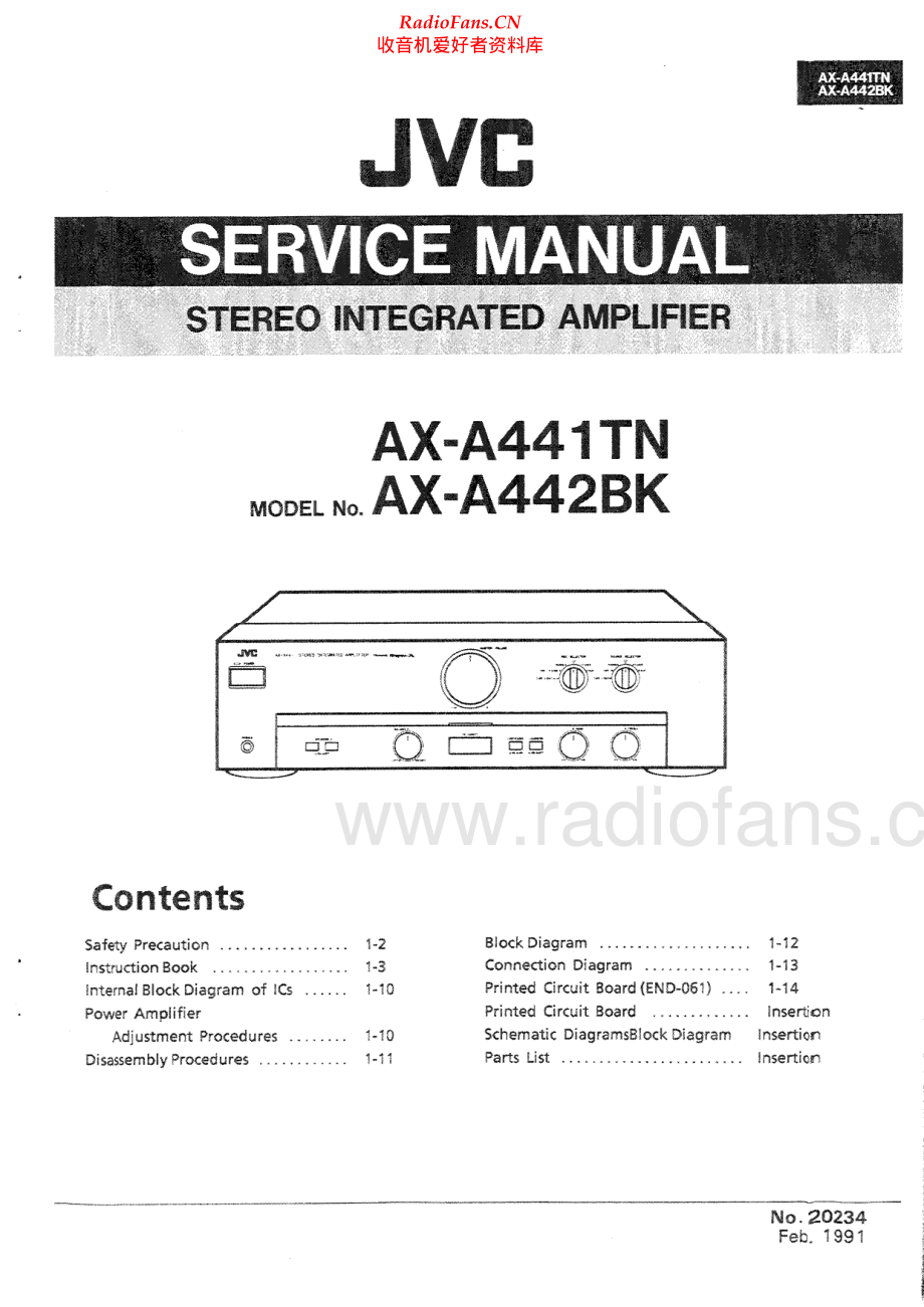 JVC-AXA441TN-int-sm 维修电路原理图.pdf_第1页