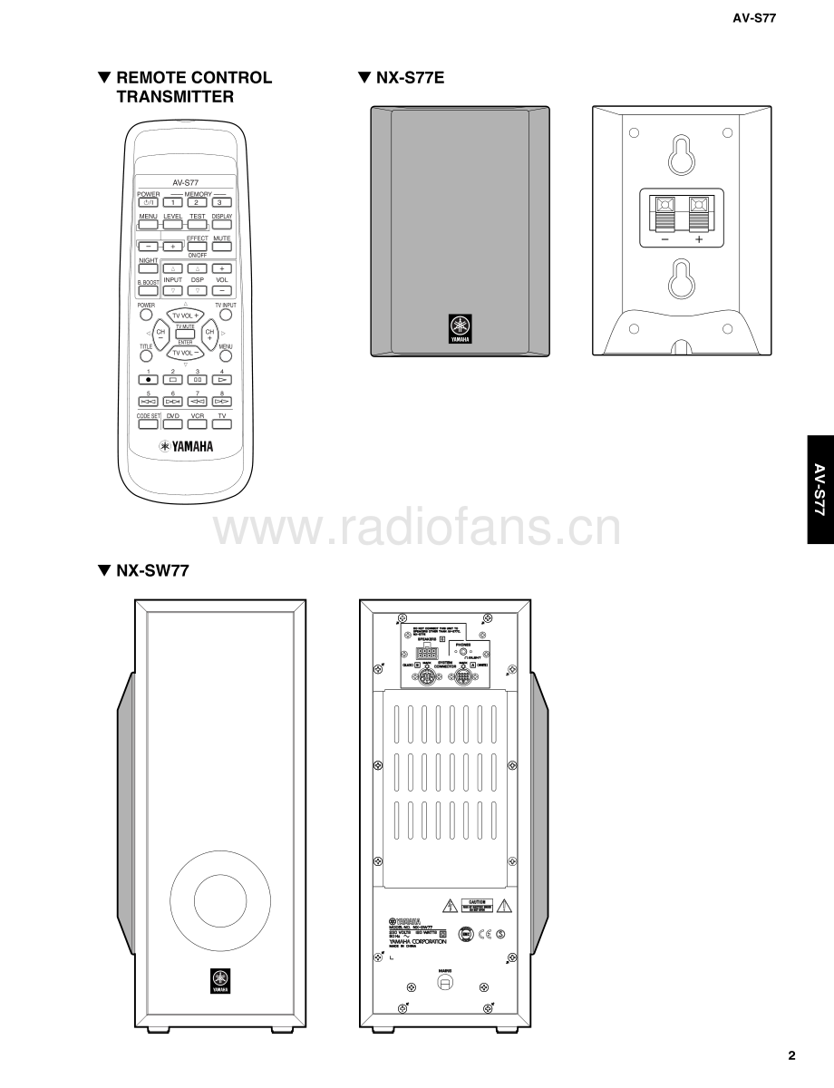 Yamaha-NXSW77-hts-sm 维修电路原理图.pdf_第3页