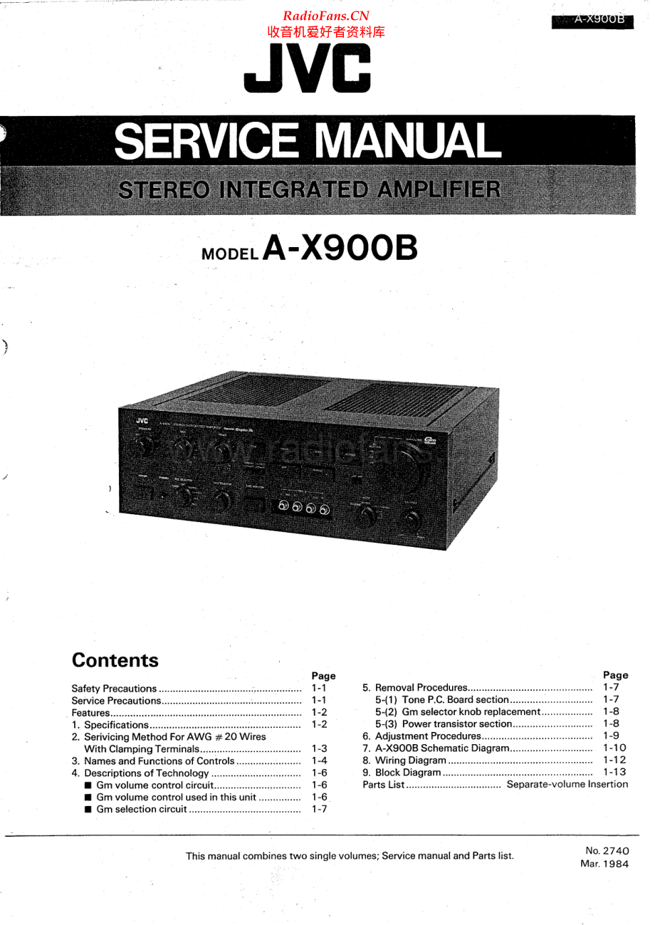 JVC-AX900B-int-sch 维修电路原理图.pdf_第1页