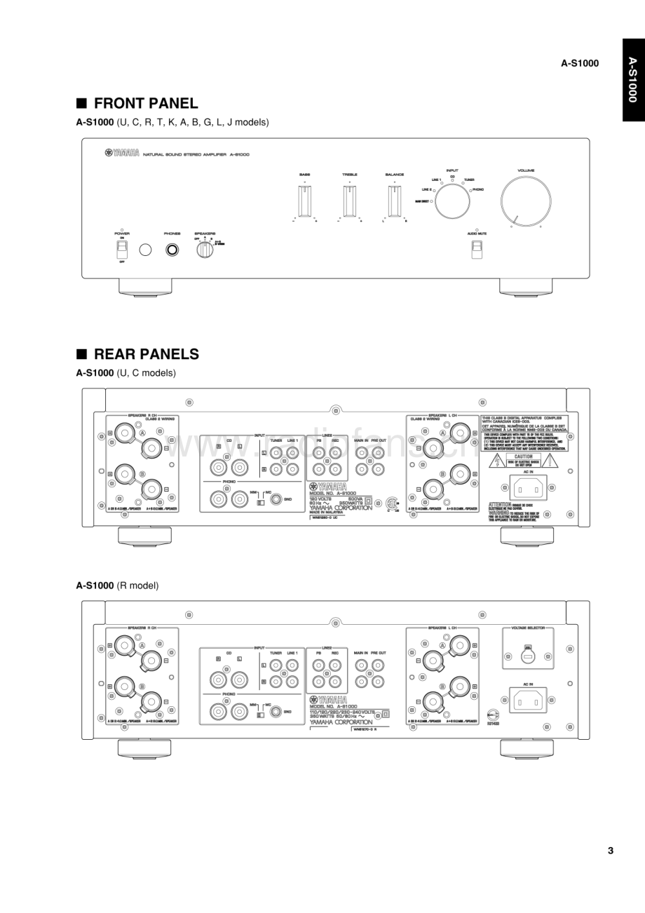 Yamaha-AS1000-int-sm(1) 维修电路原理图.pdf_第3页