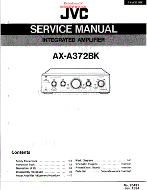 JVC-AXA372BK-int-sm 维修电路原理图.pdf