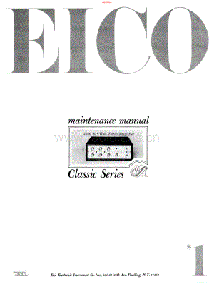 Eico-2080-int-sm维修电路原理图.pdf