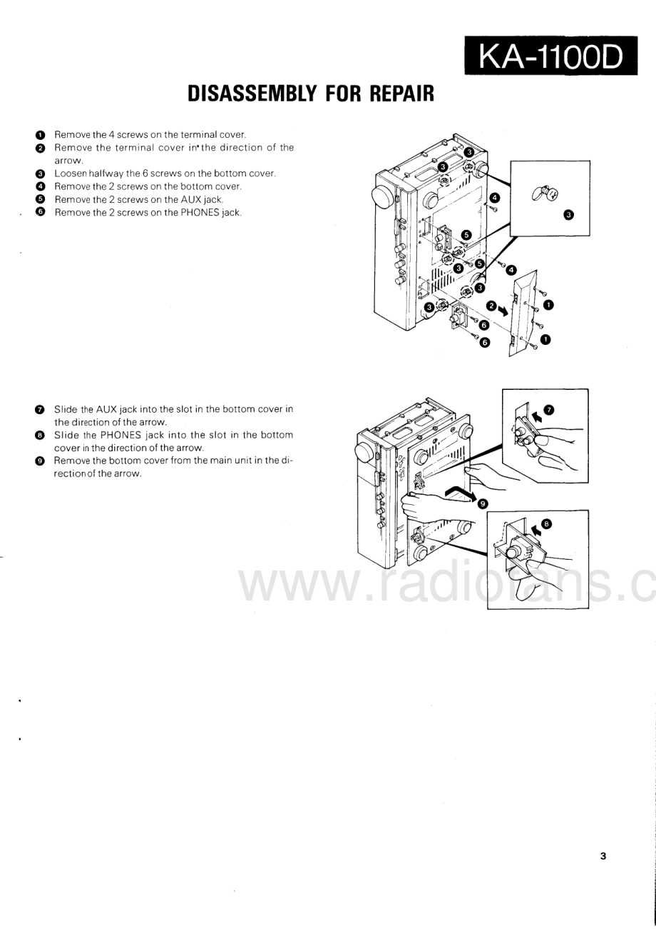 Kenwood-KA1100D-int-sm 维修电路原理图.pdf_第3页