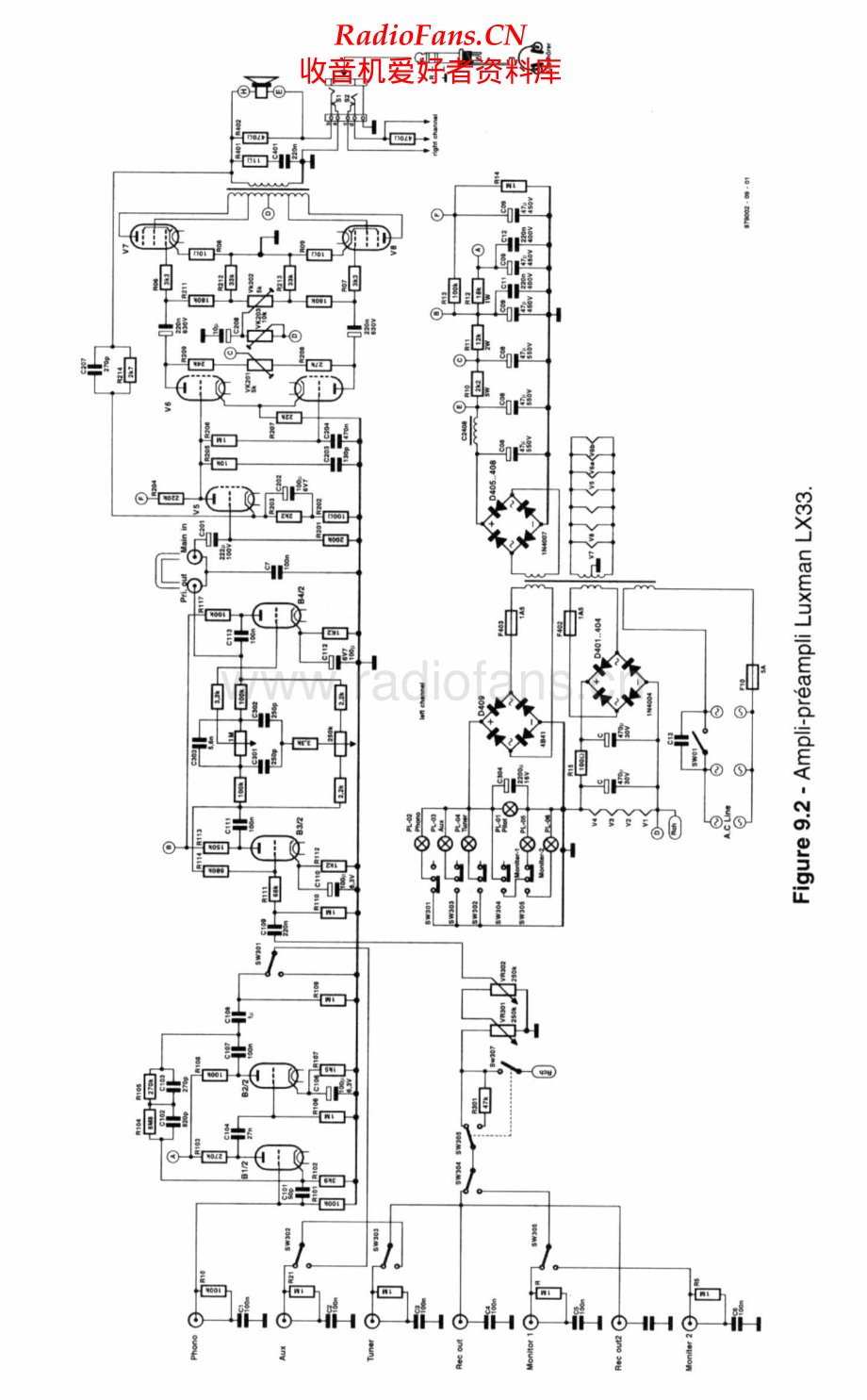 Luxman-LX33-pre-sch 维修电路原理图.pdf_第1页