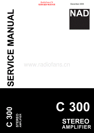 NAD-C300-int-sm 维修电路原理图.pdf