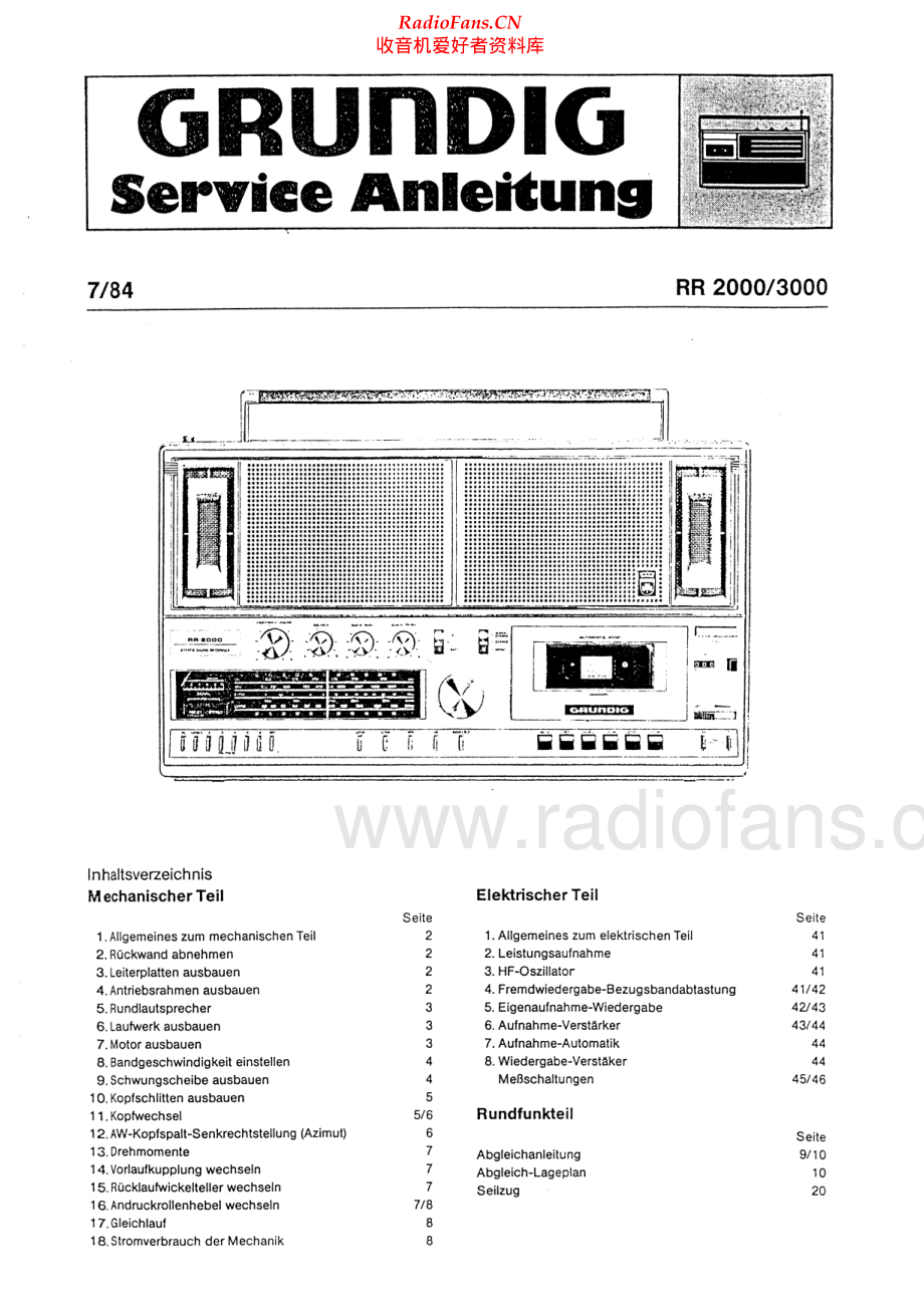 Grundig-RR2000-pr-sm维修电路原理图.pdf_第1页