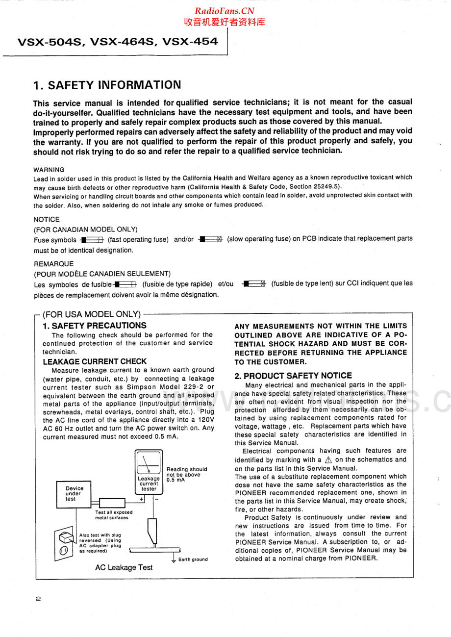 Pioneer-VSX454-avr-sm 维修电路原理图.pdf_第2页