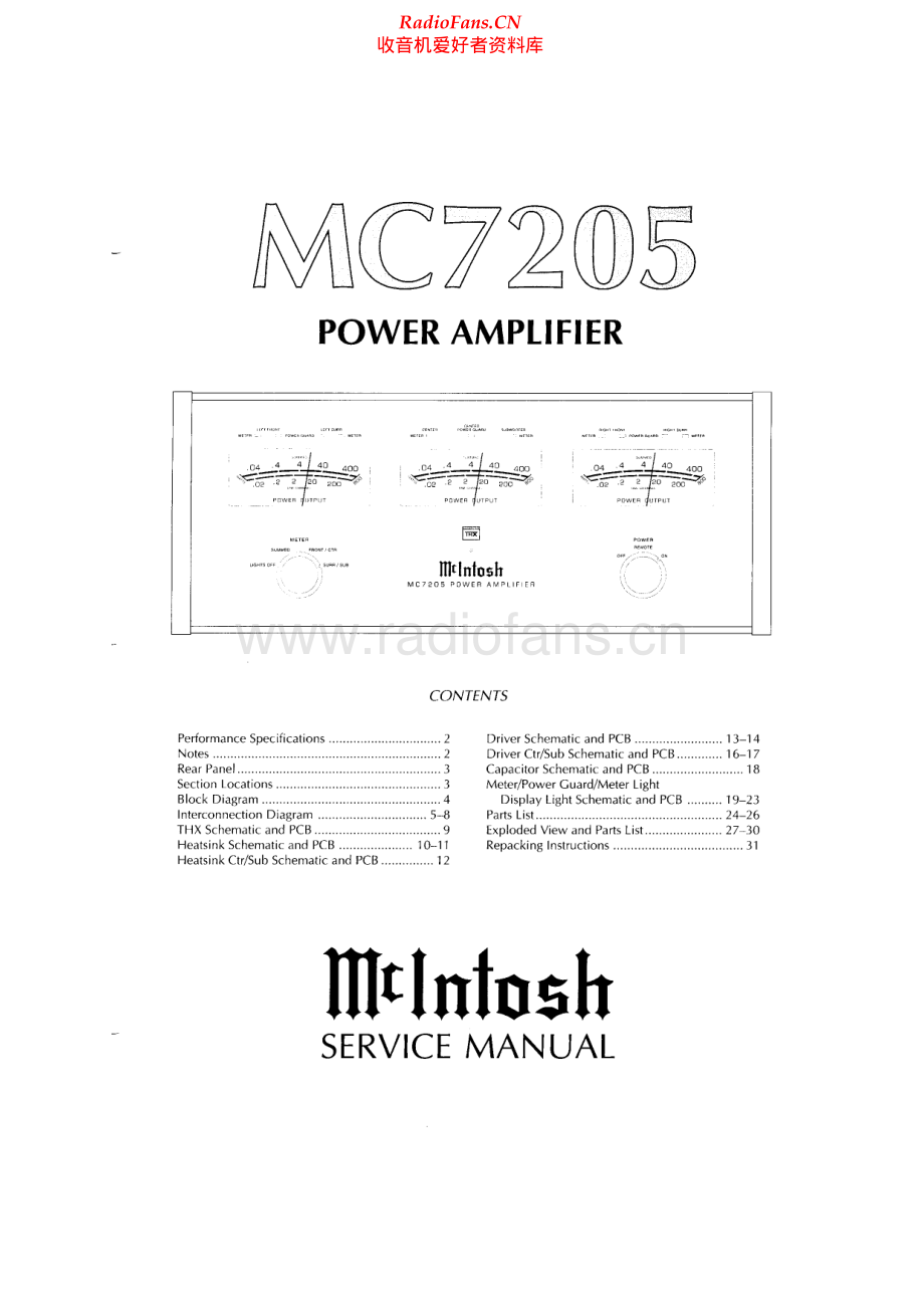 Mcintosh-MC7205-pwr-sm 维修电路原理图.pdf_第1页