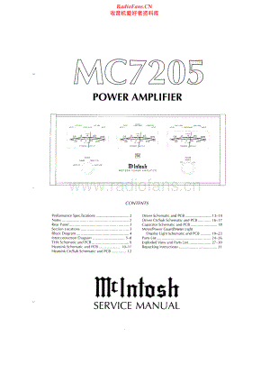 Mcintosh-MC7205-pwr-sm 维修电路原理图.pdf