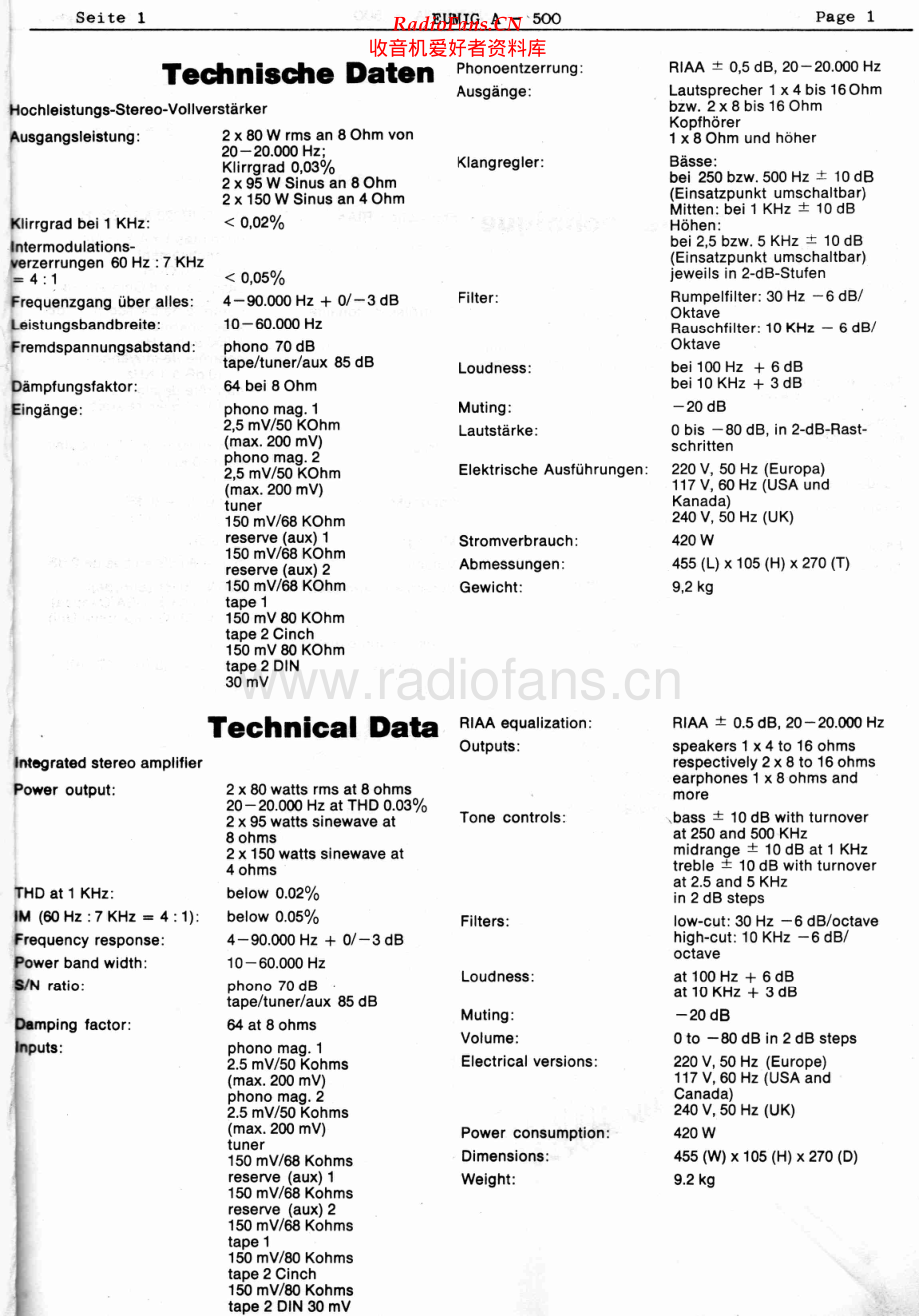 Eumig-A500-int-sm维修电路原理图.pdf_第2页