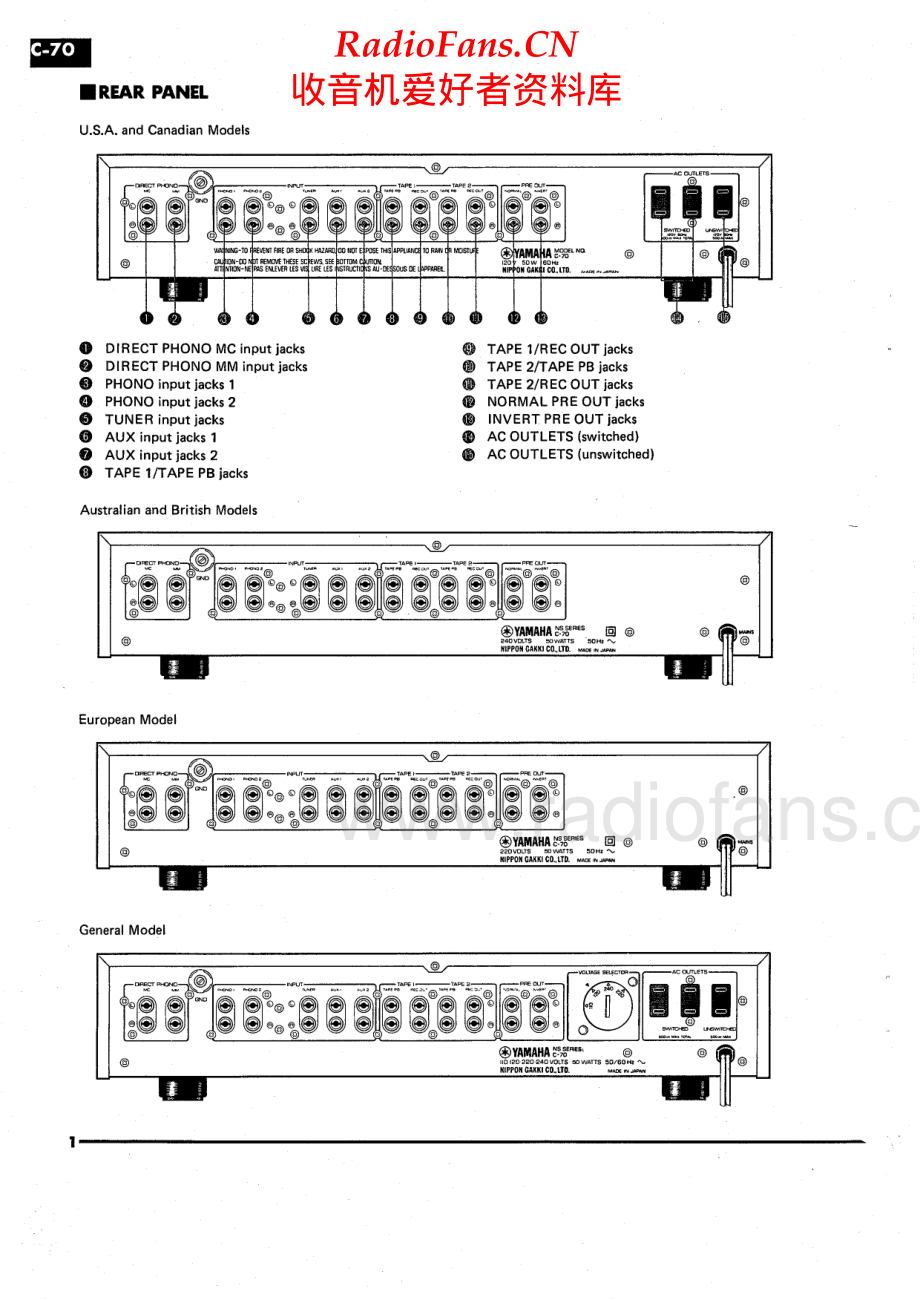 Yamaha-C70-pre-sm(1) 维修电路原理图.pdf_第2页