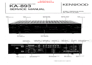 Kenwood-KA893-int-sm 维修电路原理图.pdf