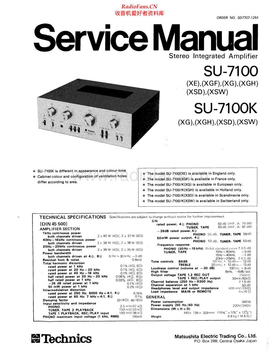 Technics-SU7100-int-sm(1) 维修电路原理图.pdf_第1页