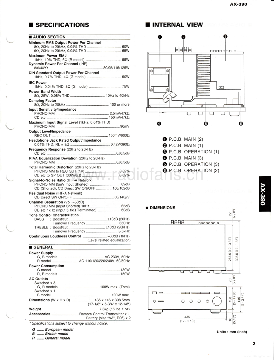 Yamaha-AX390-int-sm(1) 维修电路原理图.pdf_第3页