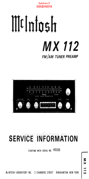 McIntosh-MX112-pre-sm2 维修电路原理图.pdf