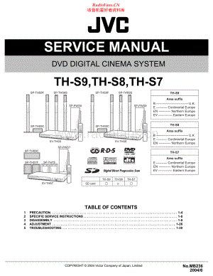 JVC-THS7-ddcs-sm 维修电路原理图.pdf