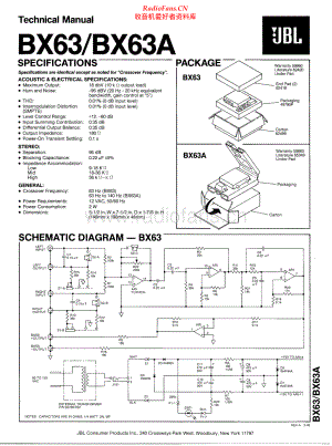 JBL-BX63-eq-sch 维修电路原理图.pdf