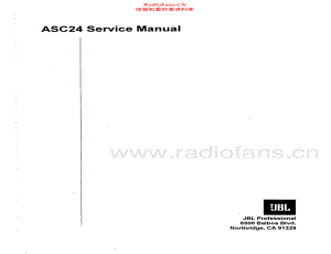 JBL-ASC24-cont-sm 维修电路原理图.pdf