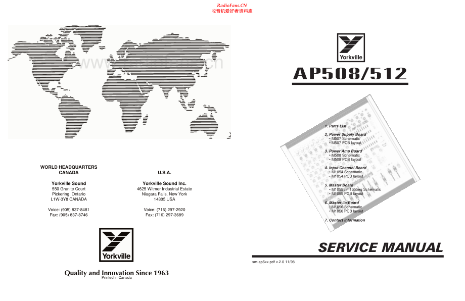 Yorkville-AP508-pwr-sm 维修电路原理图.pdf_第1页