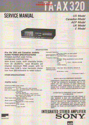 Sony-TAAX320-int-sm 维修电路原理图.pdf