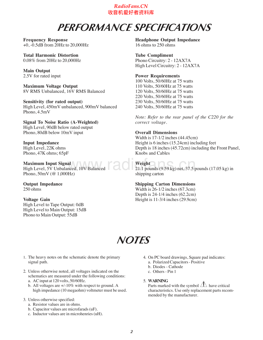 McIntosh-C220-pre-sch 维修电路原理图.pdf_第2页