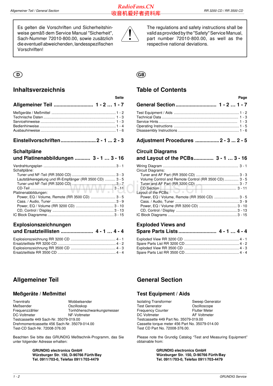 Grundig-RR3200CD-tr-sm维修电路原理图.pdf_第2页