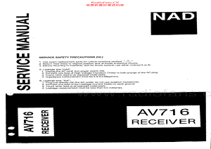 NAD-716-avr-sm 维修电路原理图.pdf