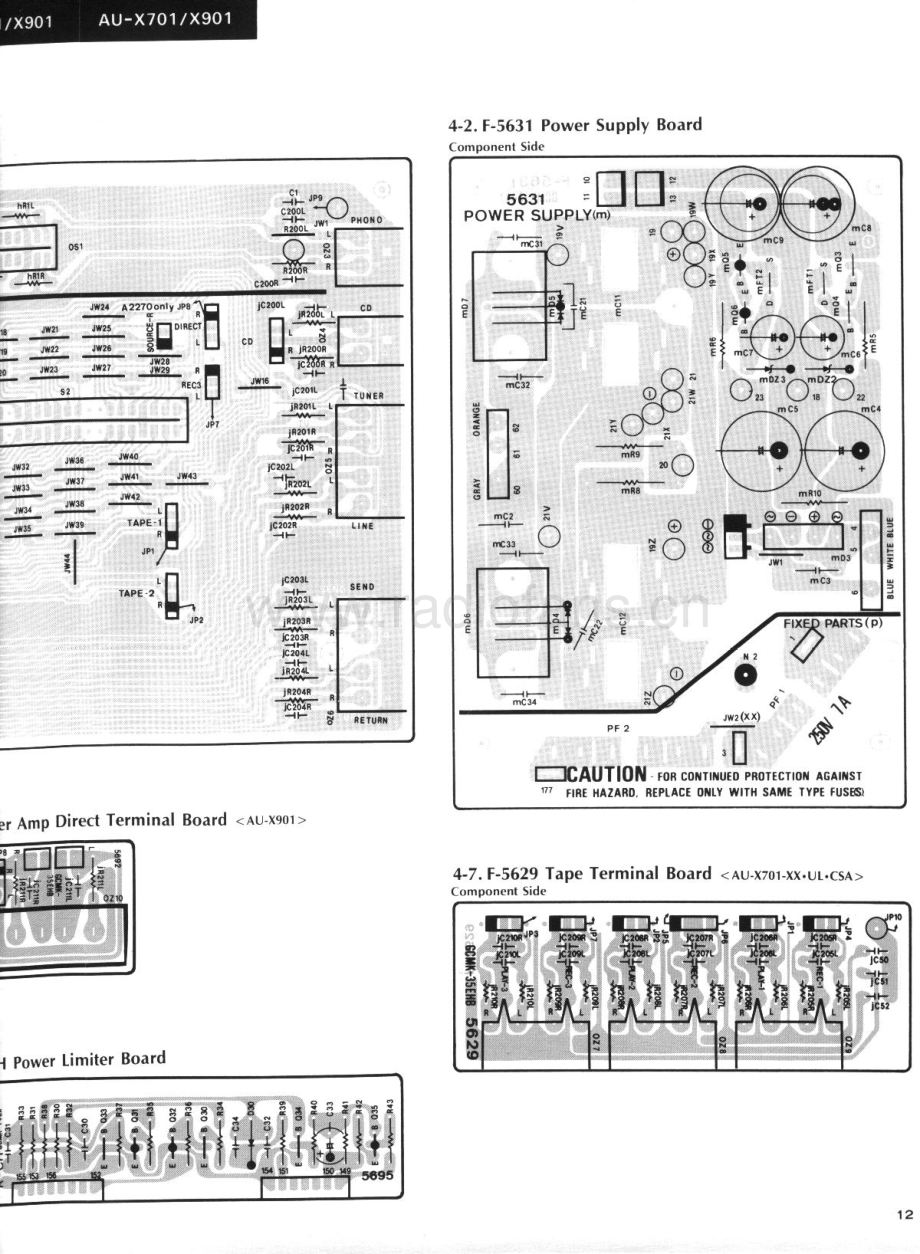 Sansui-AUX701-int-sch 维修电路原理图.pdf_第3页