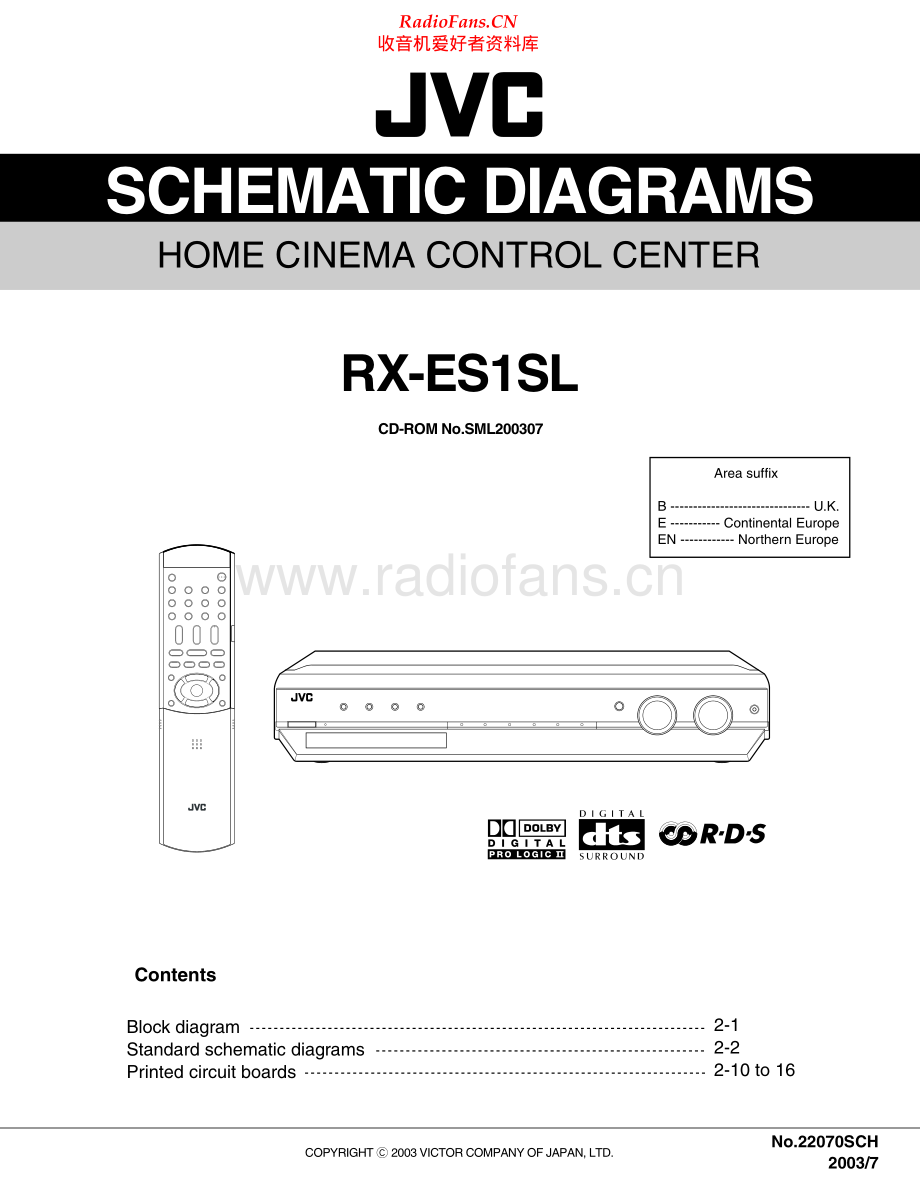 JVC-RXES1SL-hccc-sch 维修电路原理图.pdf_第1页