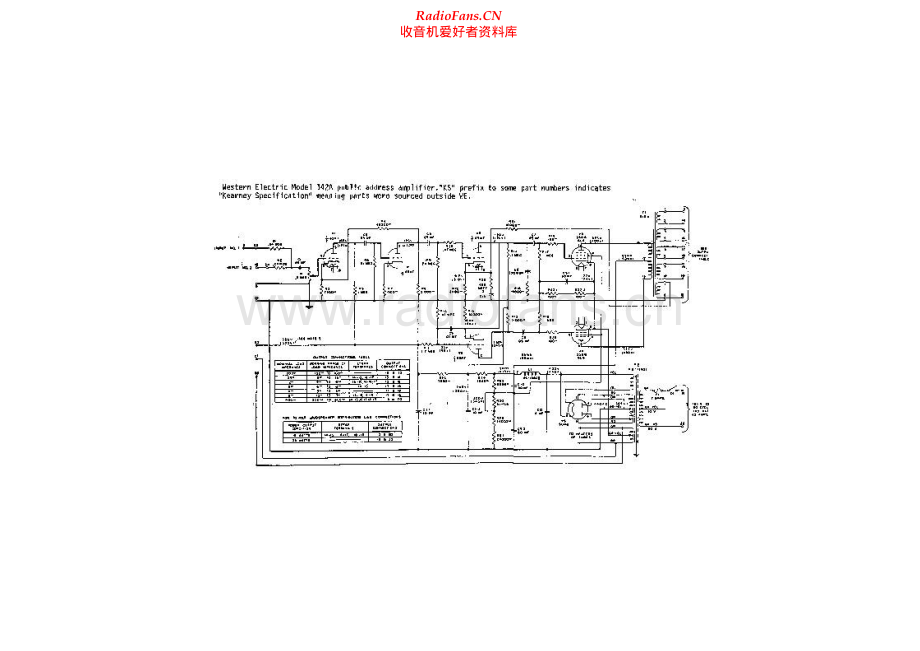 WesternElectric-142A-pwr-sch1 维修电路原理图.pdf_第1页