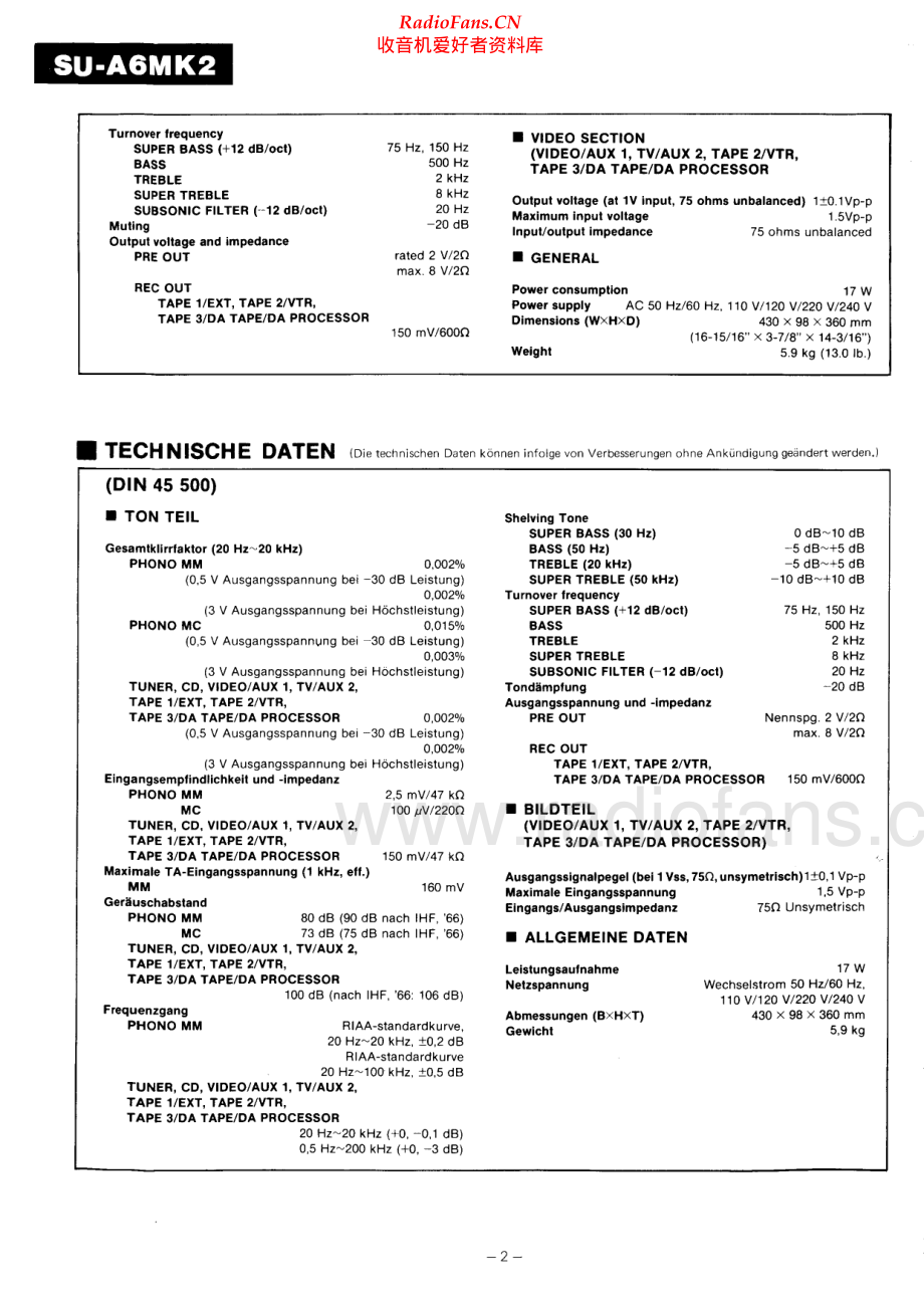 Technics-SUA6MK2-pre-sm(1) 维修电路原理图.pdf_第2页